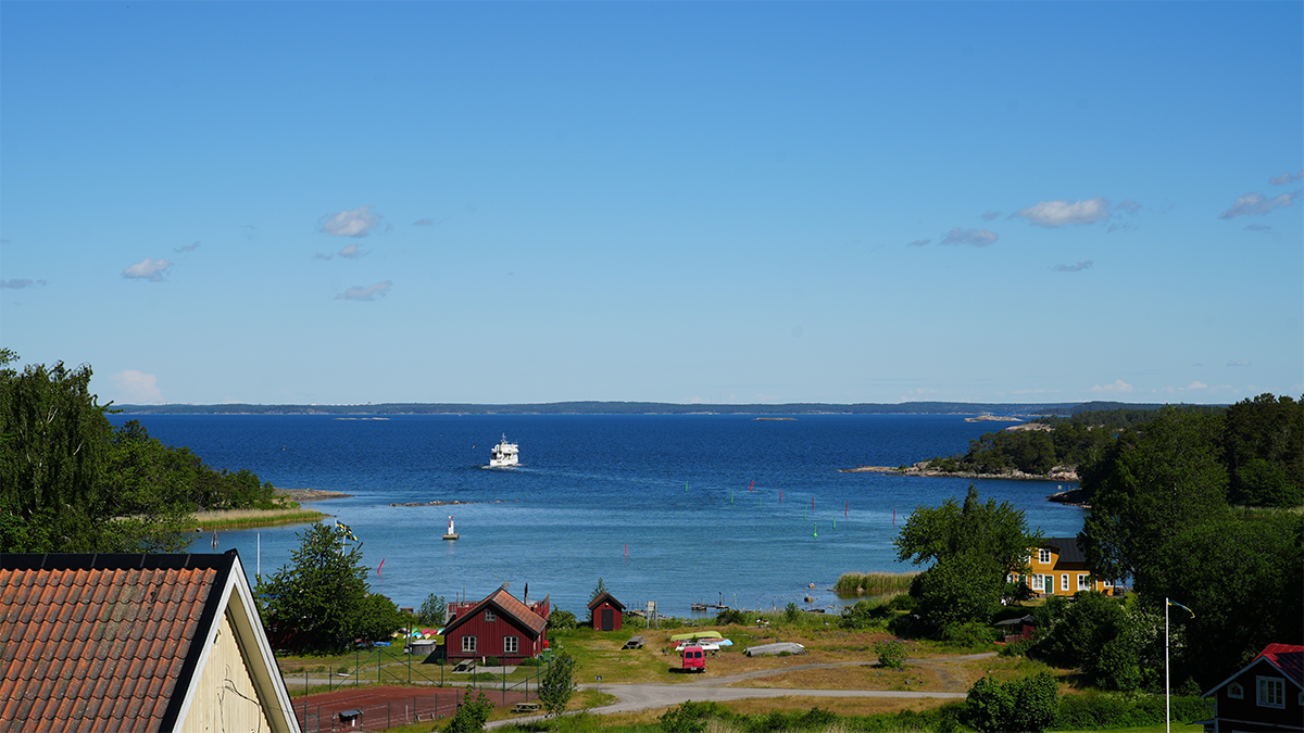 Utsikt över skärgården från Utö.