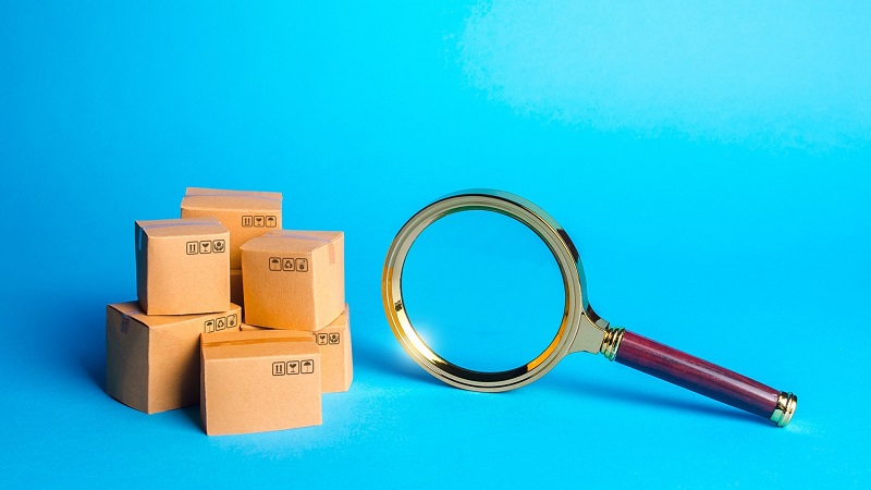 förstoringsglas och boxar