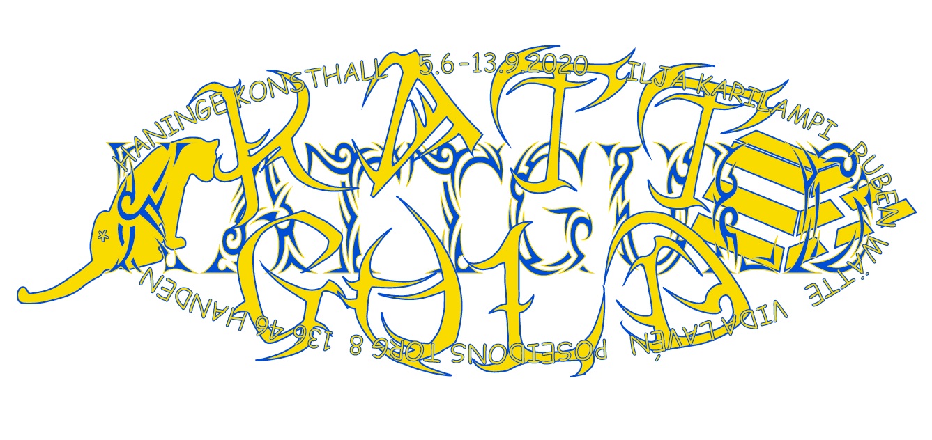 Illustration utställningen Kattguld. 